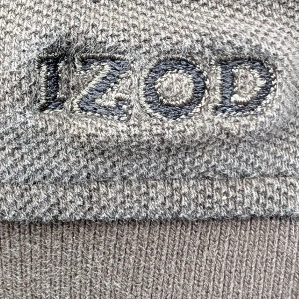 IZOD Polo Shirt Pique Knit Short Sleeve Brown Mens Large Classic Casual Large
